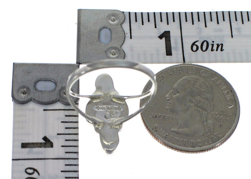 Silver And Turquoise Southwest Ring Size 5-1/2 YX84469